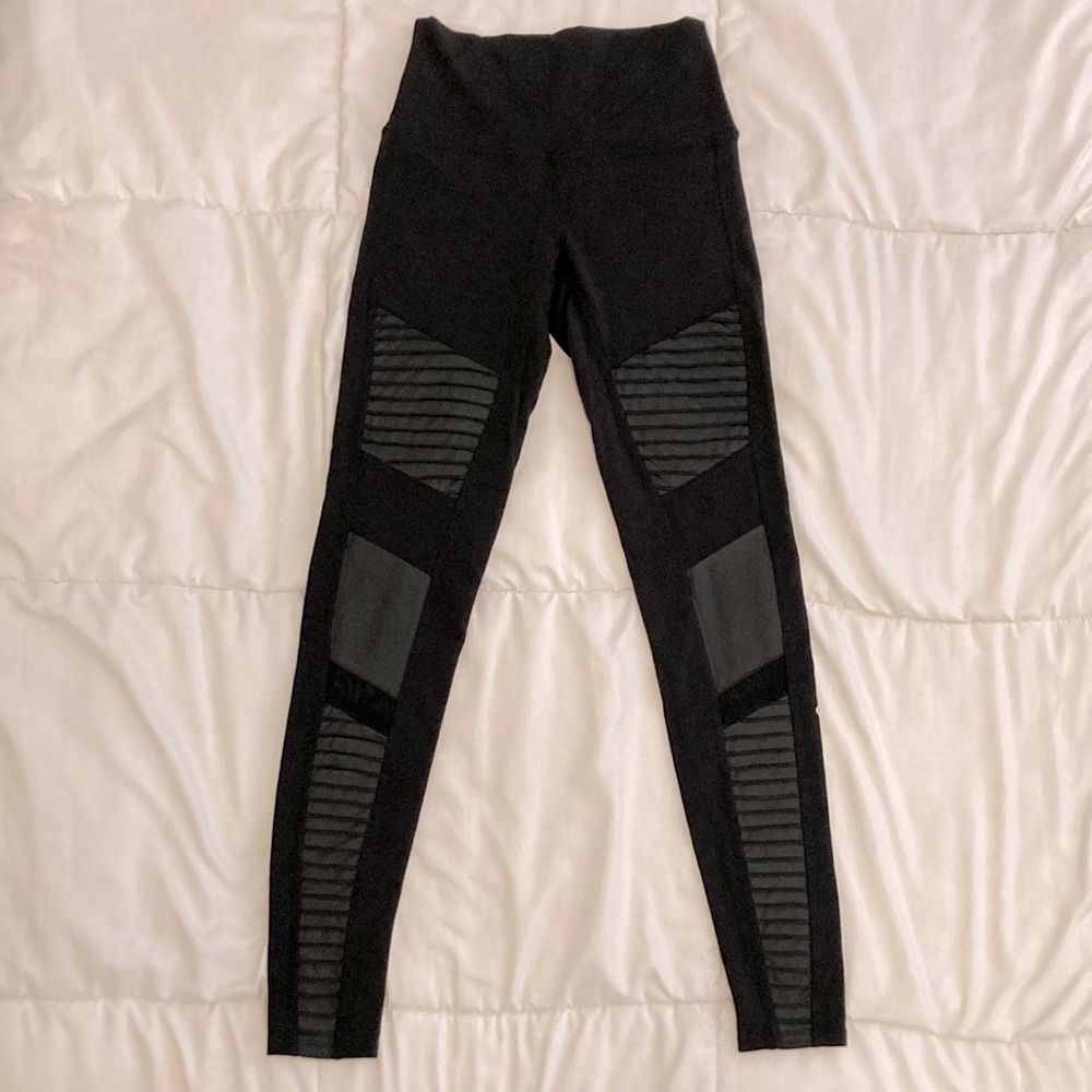 Alo Moto Leggings Black Size XS